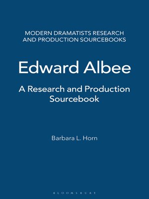 cover image of Edward Albee